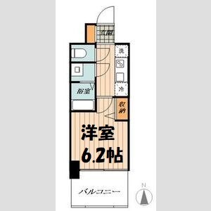 ディアレイシャス名駅WEST 間取り図