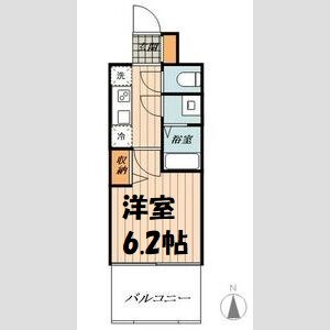 ディアレイシャス名駅WEST 間取り図