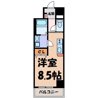 La Douceur今池 間取り図