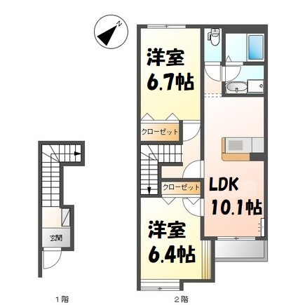プリオール椿 間取り図