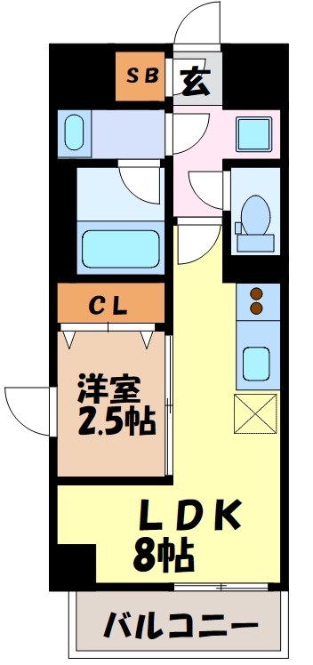 ルネフラッツ浄心 間取り図