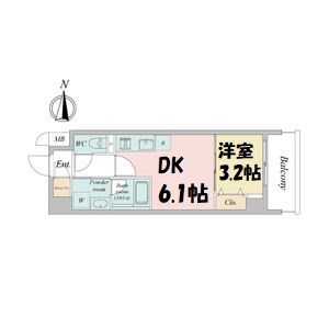 ルネフラッツ浄心 間取り図
