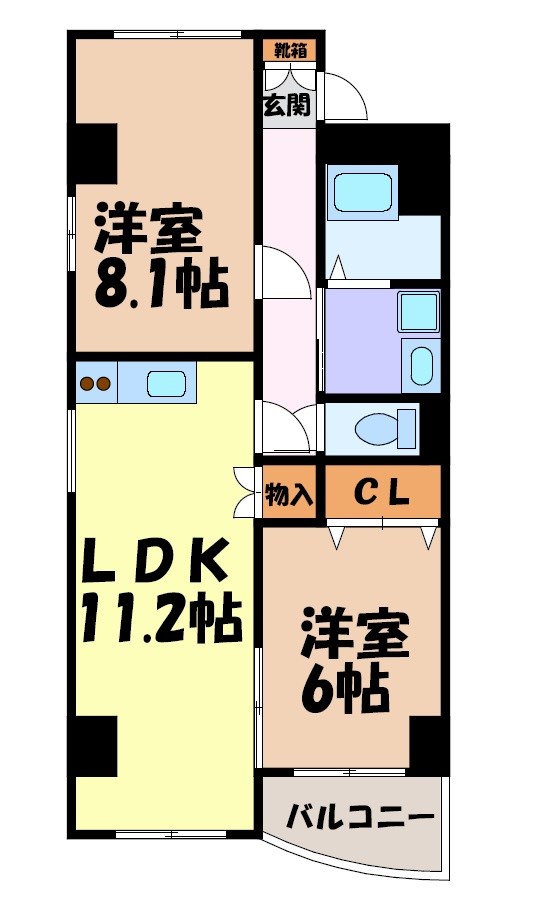 良和第一マンション 間取り図