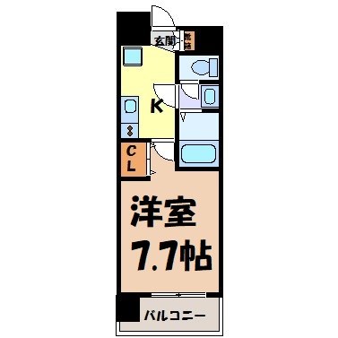 アルフィーレ新栄 間取り図