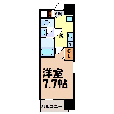 アルフィーレ新栄 間取り図