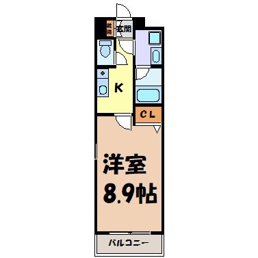 カーサ千種B 間取り図