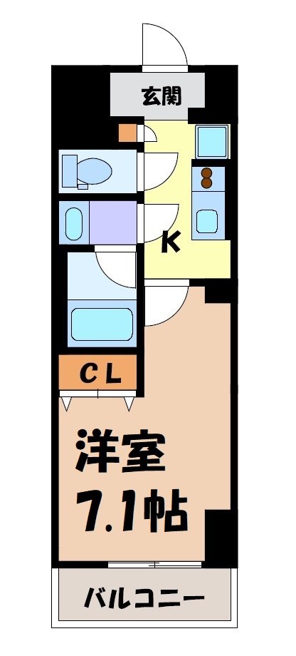 ドゥナーレ辻町 間取り図
