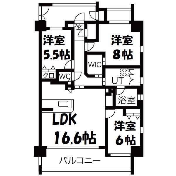 Gran Monsilva 間取り図