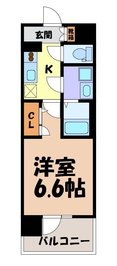エスリード葵広小路通 間取り図