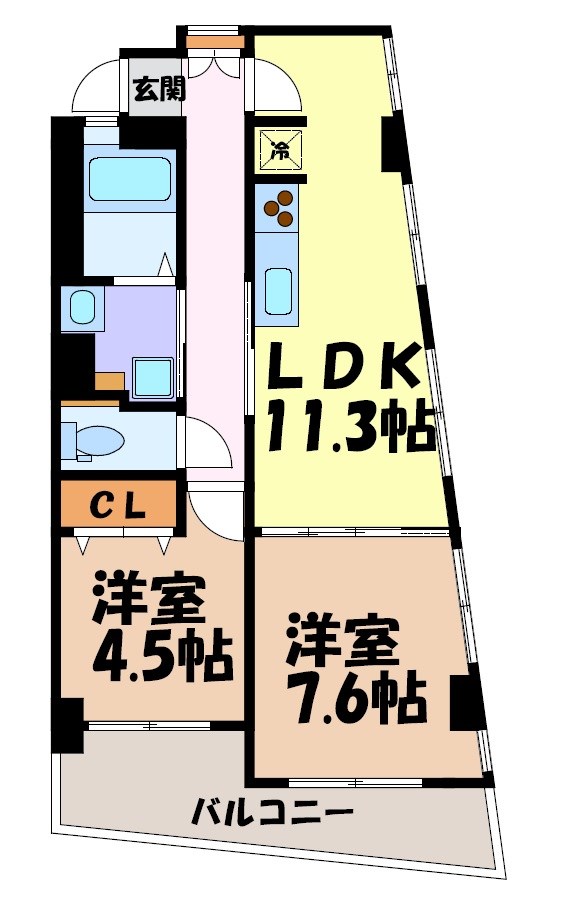 ロイヤルハイツタニ 間取り図
