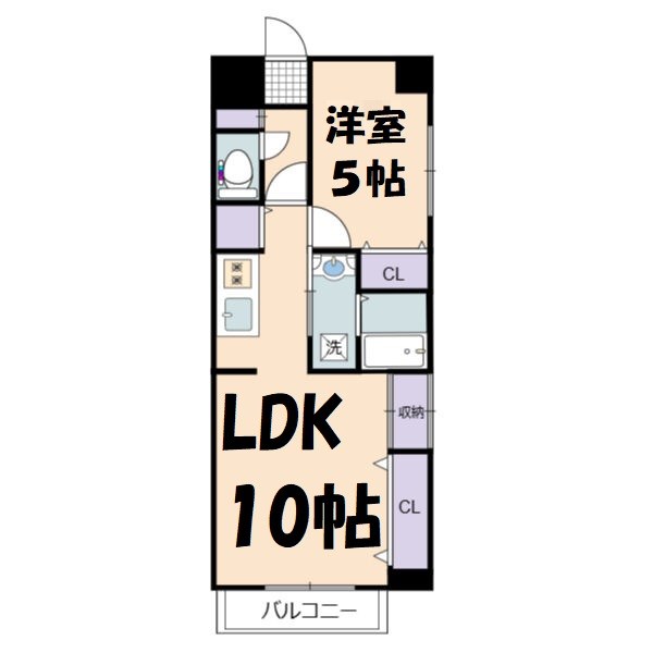 エルザセンティア筒井 間取り図