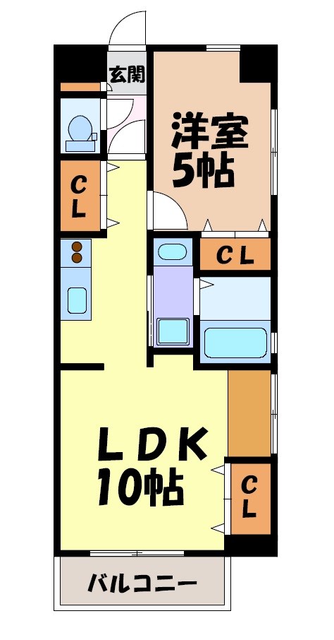 エルザセンティア筒井 間取り図