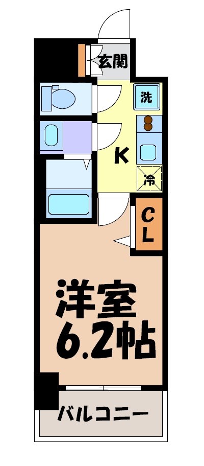 メイクスWアート今池Ⅲ 間取り図