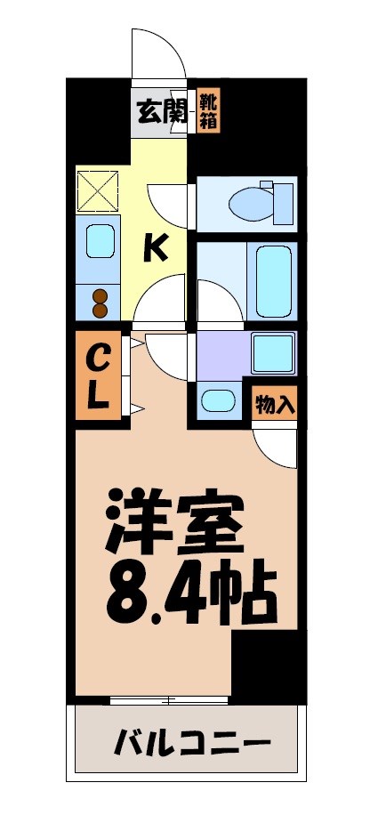 ディアレイシャス丸の内 間取り図