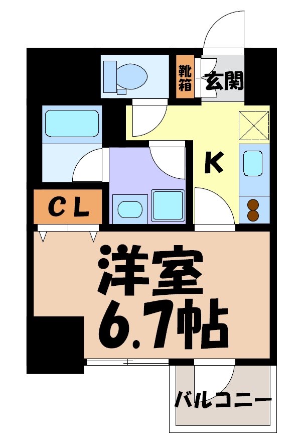 ディアレイシャス丸の内 間取り図