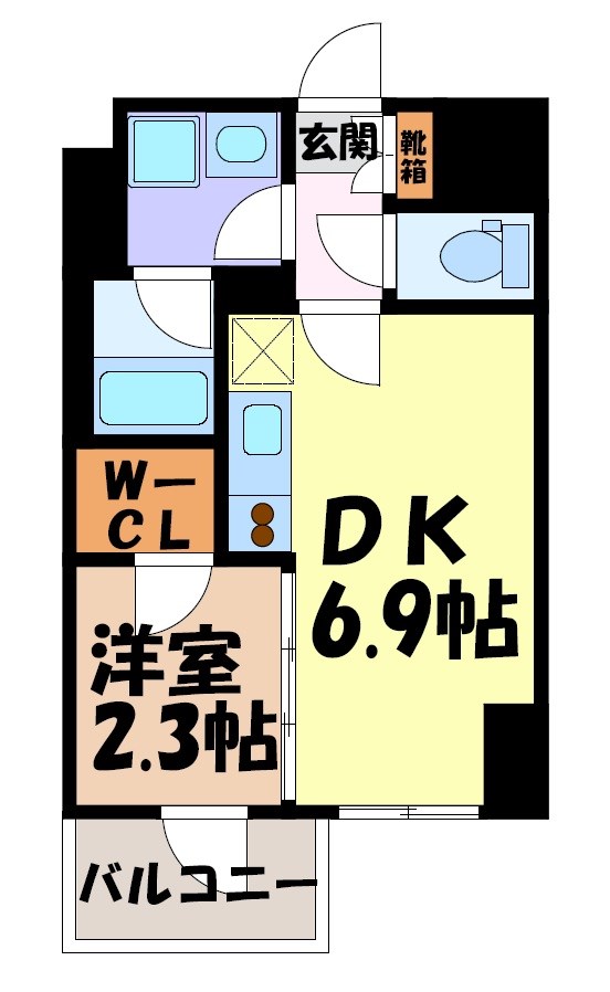 ディアレイシャス丸の内 間取り図
