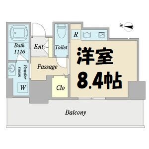 アヴェニール徳川 間取り図