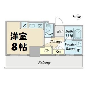 アヴェニール徳川 間取り図