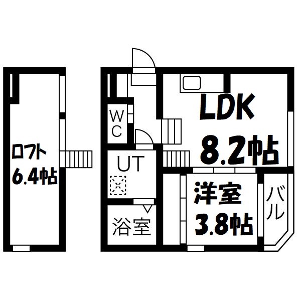 ハーモニーテラス柳堀 間取り図