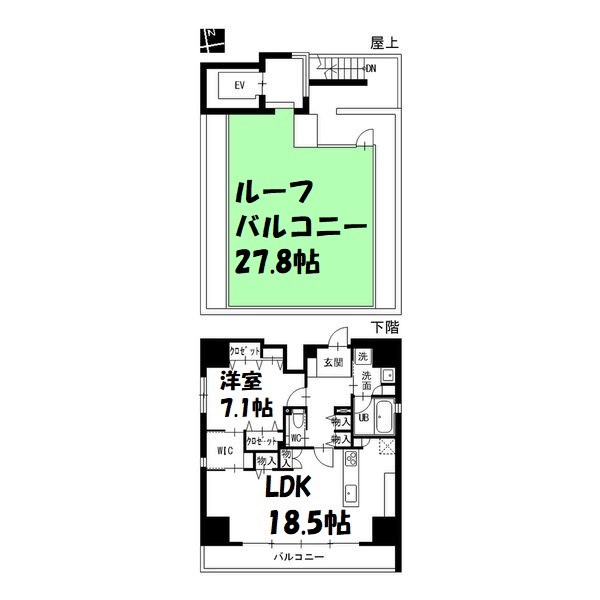 サンシャイン大須 間取り図