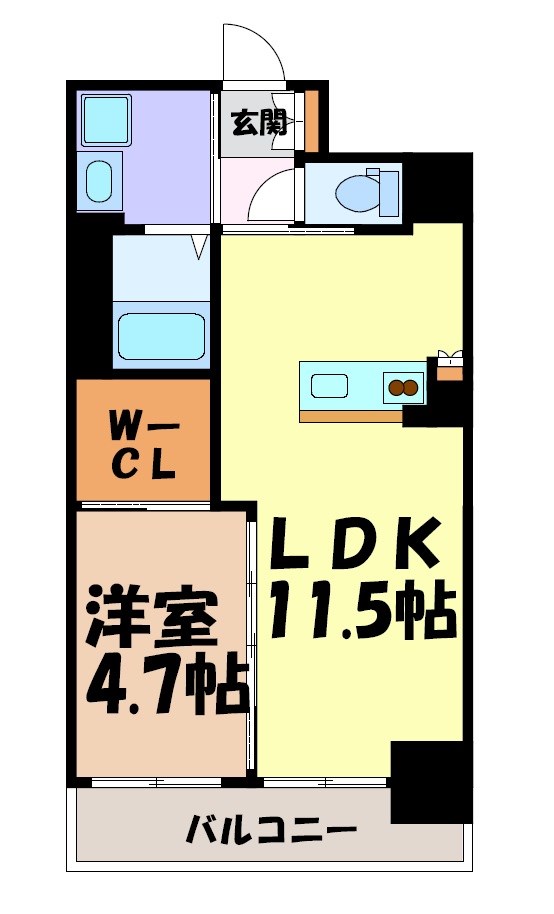 フェアモント千代田 間取り図