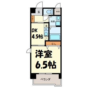 ボヌール千代田 間取り図