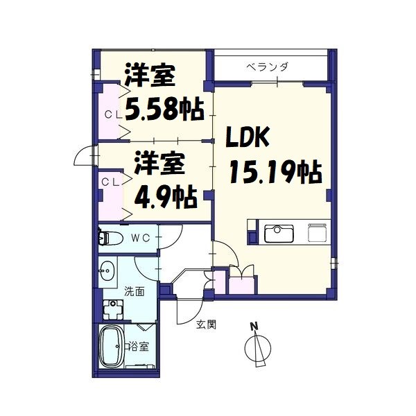 CASA　UNO 間取り