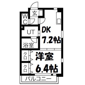 プレステージ金城 間取り図