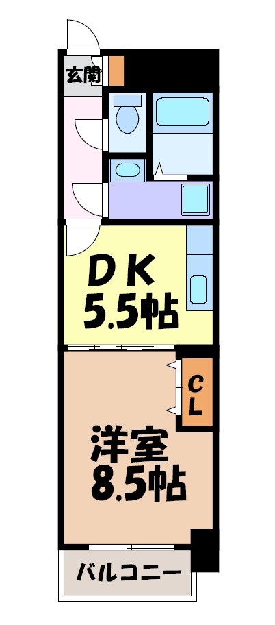 ブランメゾン八龍 間取り