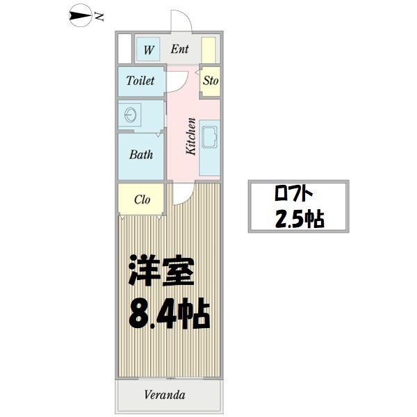 Ｍ５ＥＬＭｕｎｄｏ 間取り図