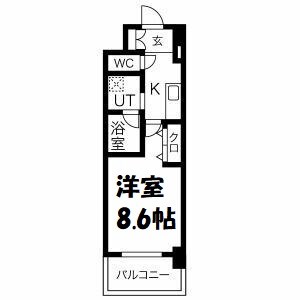 PURE　RESIDENCE名駅南 間取り