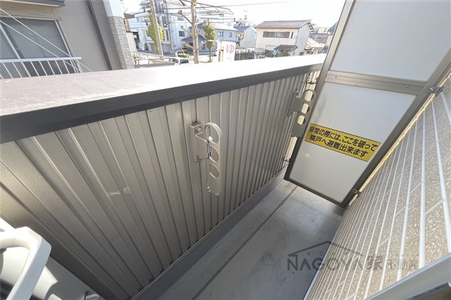 Quatre Portes ベランダ