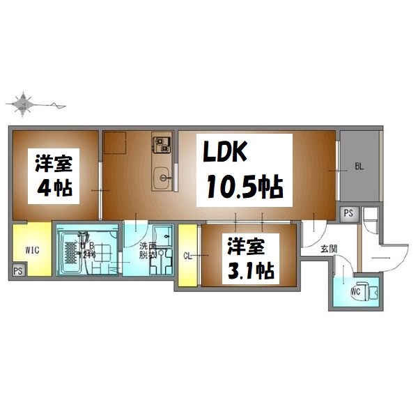 REGALEST桜山 間取り図