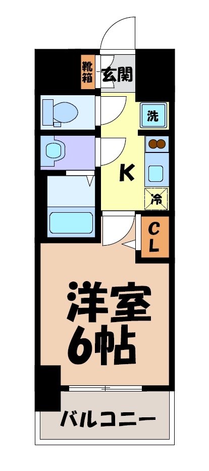 プレサンス名古屋ルーカス 間取り図