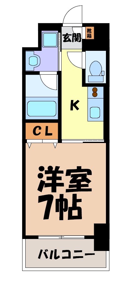 レジデンス東別院スクエアⅡ 間取り