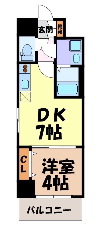 エスリード東別院ザ・セントレ 間取り図