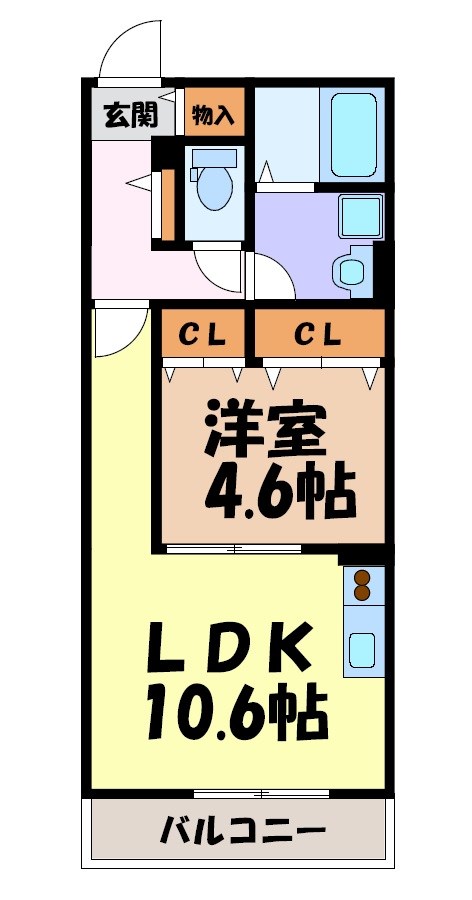 anecis広見町 間取り図