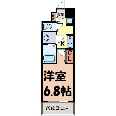 インプルーブ鶴舞 間取り図