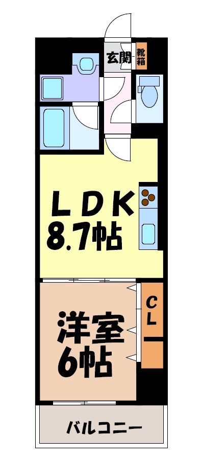 パルファンドゥジョア 間取り図