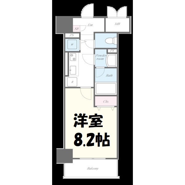 グリーンコート中島 間取り図