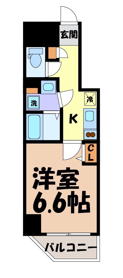 ディアレイシャス東別院Ⅲ 間取り図
