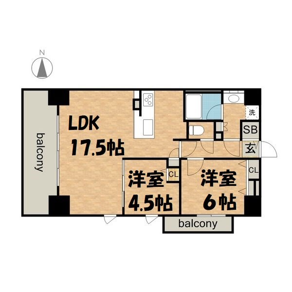 プレサンスロジェ泉 間取り図