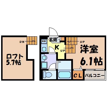 エスポワール車道 間取り図