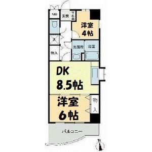 グリーンハイツ新道 間取り図