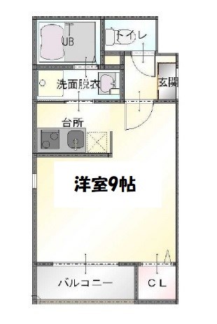 グランコンフォール米野Ⅱ 間取り図