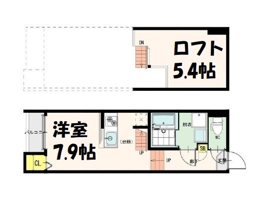 オプティマルコーポⅡ 間取り図