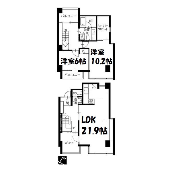 K+M&amp;#39;s 間取り図