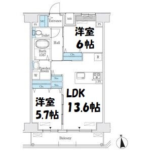 プレイズシード浄心 間取り図