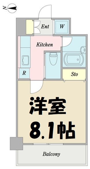 プロシード太閤通 間取り図
