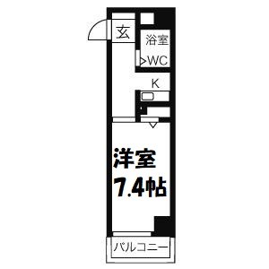 ジョイフル名古屋駅前 間取り図